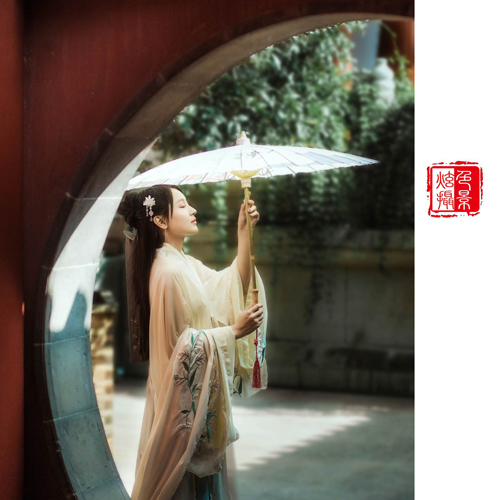 【炫色摄影】婚纱摄影-花的嫁纱，阳光很美，你亦很美